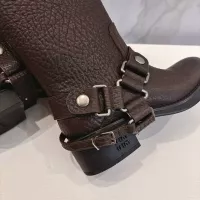 Cheap MIU MIU Boots For Women #1374067 Replica Wholesale [$145.00 USD] [ITEM#1374067] on Replica MIU MIU Boots