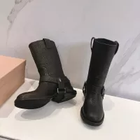 Cheap MIU MIU Boots For Women #1374068 Replica Wholesale [$145.00 USD] [ITEM#1374068] on Replica MIU MIU Boots