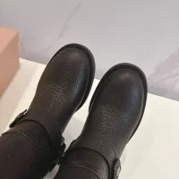 Cheap MIU MIU Boots For Women #1374068 Replica Wholesale [$145.00 USD] [ITEM#1374068] on Replica MIU MIU Boots
