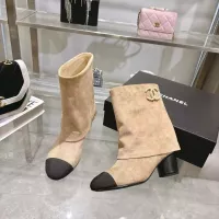 Cheap Chanel Boots For Women #1374083 Replica Wholesale [$132.00 USD] [ITEM#1374083] on Replica Chanel Boots