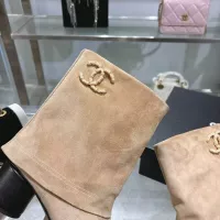 Cheap Chanel Boots For Women #1374083 Replica Wholesale [$132.00 USD] [ITEM#1374083] on Replica Chanel Boots