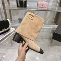 Cheap Chanel Boots For Women #1374083 Replica Wholesale [$132.00 USD] [ITEM#1374083] on Replica Chanel Boots