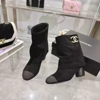 Cheap Chanel Boots For Women #1374084 Replica Wholesale [$132.00 USD] [ITEM#1374084] on Replica Chanel Boots