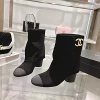Cheap Chanel Boots For Women #1374084 Replica Wholesale [$132.00 USD] [ITEM#1374084] on Replica Chanel Boots
