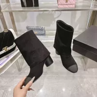 Cheap Chanel Boots For Women #1374084 Replica Wholesale [$132.00 USD] [ITEM#1374084] on Replica Chanel Boots