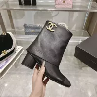 Cheap Chanel Boots For Women #1374085 Replica Wholesale [$132.00 USD] [ITEM#1374085] on Replica Chanel Boots