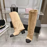 Cheap Chanel Boots For Women #1374086 Replica Wholesale [$175.00 USD] [ITEM#1374086] on Replica Chanel Boots