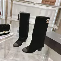 Cheap Chanel Boots For Women #1374087 Replica Wholesale [$175.00 USD] [ITEM#1374087] on Replica Chanel Boots