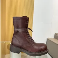 Cheap MIU MIU Boots For Women #1374114 Replica Wholesale [$122.00 USD] [ITEM#1374114] on Replica MIU MIU Boots