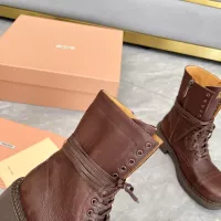 Cheap MIU MIU Boots For Women #1374114 Replica Wholesale [$122.00 USD] [ITEM#1374114] on Replica MIU MIU Boots