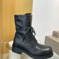 Cheap MIU MIU Boots For Women #1374115 Replica Wholesale [$122.00 USD] [ITEM#1374115] on Replica MIU MIU Boots