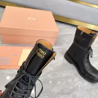 Cheap MIU MIU Boots For Women #1374115 Replica Wholesale [$122.00 USD] [ITEM#1374115] on Replica MIU MIU Boots