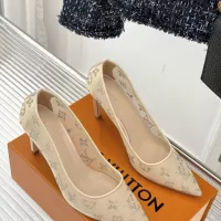 Cheap Louis Vuitton High-Heeled Shoes For Women #1374136 Replica Wholesale [$108.00 USD] [ITEM#1374136] on Replica Louis Vuitton High-Heeled Shoes