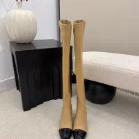 Cheap Chanel Boots For Women #1374167 Replica Wholesale [$165.00 USD] [ITEM#1374167] on Replica Chanel Boots