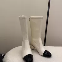 Cheap Chanel Boots For Women #1374171 Replica Wholesale [$130.00 USD] [ITEM#1374171] on Replica Chanel Boots