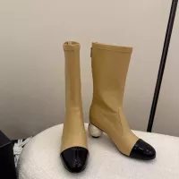 Cheap Chanel Boots For Women #1374172 Replica Wholesale [$130.00 USD] [ITEM#1374172] on Replica Chanel Boots