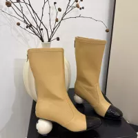 Cheap Chanel Boots For Women #1374172 Replica Wholesale [$130.00 USD] [ITEM#1374172] on Replica Chanel Boots