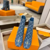 Cheap Louis Vuitton Boots For Women #1374195 Replica Wholesale [$150.00 USD] [ITEM#1374195] on Replica Louis Vuitton Boots