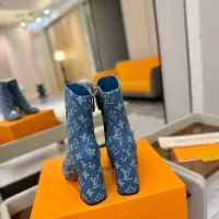 Cheap Louis Vuitton Boots For Women #1374195 Replica Wholesale [$150.00 USD] [ITEM#1374195] on Replica Louis Vuitton Boots