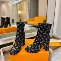 Cheap Louis Vuitton Boots For Women #1374196 Replica Wholesale [$150.00 USD] [ITEM#1374196] on Replica Louis Vuitton Boots