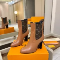 Cheap Louis Vuitton Boots For Women #1374204 Replica Wholesale [$160.00 USD] [ITEM#1374204] on Replica Louis Vuitton Boots