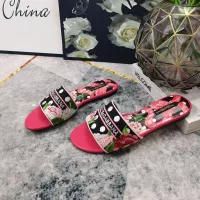 Cheap Dolce &amp; Gabbana D&amp;G Slippers For Women #1374250 Replica Wholesale [$125.00 USD] [ITEM#1374250] on Replica Dolce &amp; Gabbana D&amp;G Slippers