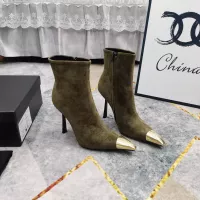 Cheap Yves Saint Laurent YSL Boots For Women #1374251 Replica Wholesale [$145.00 USD] [ITEM#1374251] on Replica Yves Saint Laurent YSL Boots