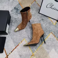 Cheap Yves Saint Laurent YSL Boots For Women #1374252 Replica Wholesale [$145.00 USD] [ITEM#1374252] on Replica Yves Saint Laurent YSL Boots
