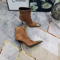 Cheap Yves Saint Laurent YSL Boots For Women #1374252 Replica Wholesale [$145.00 USD] [ITEM#1374252] on Replica Yves Saint Laurent YSL Boots