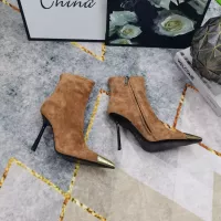 Cheap Yves Saint Laurent YSL Boots For Women #1374252 Replica Wholesale [$145.00 USD] [ITEM#1374252] on Replica Yves Saint Laurent YSL Boots