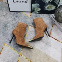 Cheap Yves Saint Laurent YSL Boots For Women #1374252 Replica Wholesale [$145.00 USD] [ITEM#1374252] on Replica Yves Saint Laurent YSL Boots