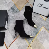 Cheap Yves Saint Laurent YSL Boots For Women #1374253 Replica Wholesale [$145.00 USD] [ITEM#1374253] on Replica Yves Saint Laurent YSL Boots