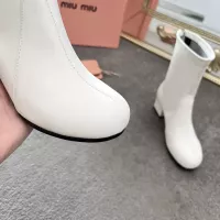 Cheap MIU MIU Boots For Women #1374297 Replica Wholesale [$100.00 USD] [ITEM#1374297] on Replica MIU MIU Boots