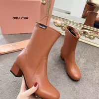 Cheap MIU MIU Boots For Women #1374298 Replica Wholesale [$100.00 USD] [ITEM#1374298] on Replica MIU MIU Boots