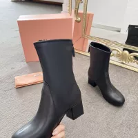 Cheap MIU MIU Boots For Women #1374299 Replica Wholesale [$100.00 USD] [ITEM#1374299] on Replica MIU MIU Boots