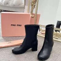 Cheap MIU MIU Boots For Women #1374299 Replica Wholesale [$100.00 USD] [ITEM#1374299] on Replica MIU MIU Boots