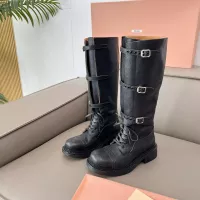 Cheap MIU MIU Boots For Women #1374337 Replica Wholesale [$162.00 USD] [ITEM#1374337] on Replica MIU MIU Boots