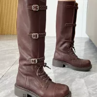 Cheap MIU MIU Boots For Women #1374338 Replica Wholesale [$162.00 USD] [ITEM#1374338] on Replica MIU MIU Boots