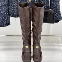 Cheap MIU MIU Boots For Women #1374339 Replica Wholesale [$122.00 USD] [ITEM#1374339] on Replica MIU MIU Boots