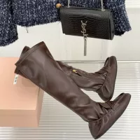 Cheap MIU MIU Boots For Women #1374339 Replica Wholesale [$122.00 USD] [ITEM#1374339] on Replica MIU MIU Boots