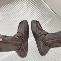 Cheap MIU MIU Boots For Women #1374339 Replica Wholesale [$122.00 USD] [ITEM#1374339] on Replica MIU MIU Boots