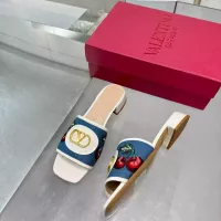 Cheap Valentino Slippers For Women #1374345 Replica Wholesale [$96.00 USD] [ITEM#1374345] on Replica Valentino Slippers