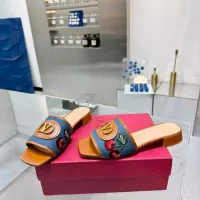 Cheap Valentino Slippers For Women #1374348 Replica Wholesale [$96.00 USD] [ITEM#1374348] on Replica Valentino Slippers