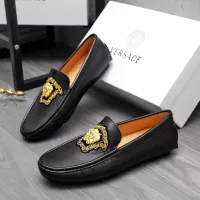 Cheap Versace Leather Shoes For Men #1374470 Replica Wholesale [$80.00 USD] [ITEM#1374470] on Replica Versace Leather Shoes