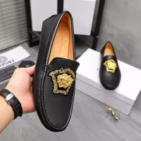 Cheap Versace Leather Shoes For Men #1374470 Replica Wholesale [$80.00 USD] [ITEM#1374470] on Replica Versace Leather Shoes