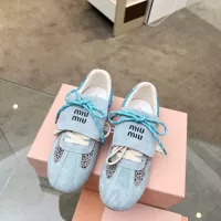 Cheap MIU MIU Casual Shoes For Women #1374523 Replica Wholesale [$88.00 USD] [ITEM#1374523] on Replica MIU MIU Casual Shoes