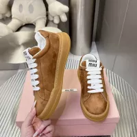 Cheap MIU MIU Casual Shoes For Women #1374525 Replica Wholesale [$98.00 USD] [ITEM#1374525] on Replica MIU MIU Casual Shoes