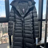 Cheap Canada Goose Down Feather Coat Long Sleeved For Women #1374526 Replica Wholesale [$314.05 USD] [ITEM#1374526] on Replica Canada Goose Down Feather Coat