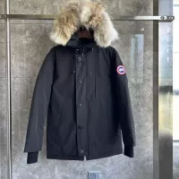 Cheap Canada Goose Down Feather Coat Long Sleeved For Men #1374543 Replica Wholesale [$205.00 USD] [ITEM#1374543] on Replica Canada Goose Down Feather Coat