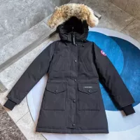 Cheap Canada Goose Down Feather Coat Long Sleeved For Women #1374549 Replica Wholesale [$205.00 USD] [ITEM#1374549] on Replica Canada Goose Down Feather Coat